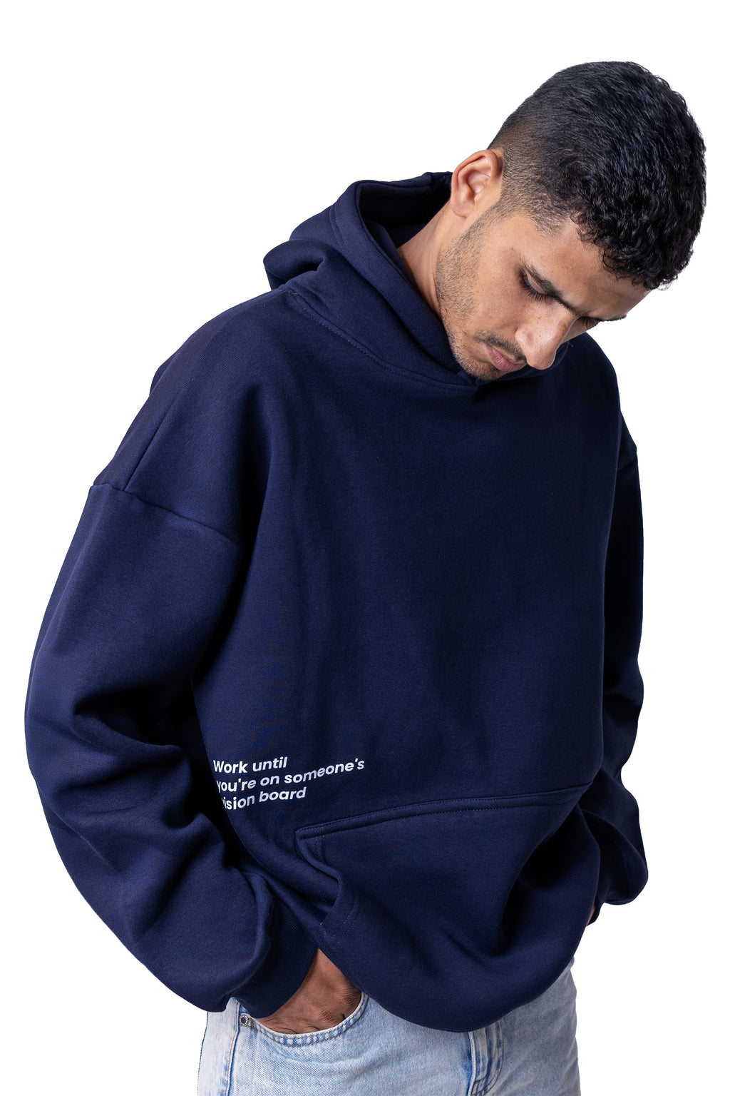 Vision board – Oversized Hoodie " Navy blue "
