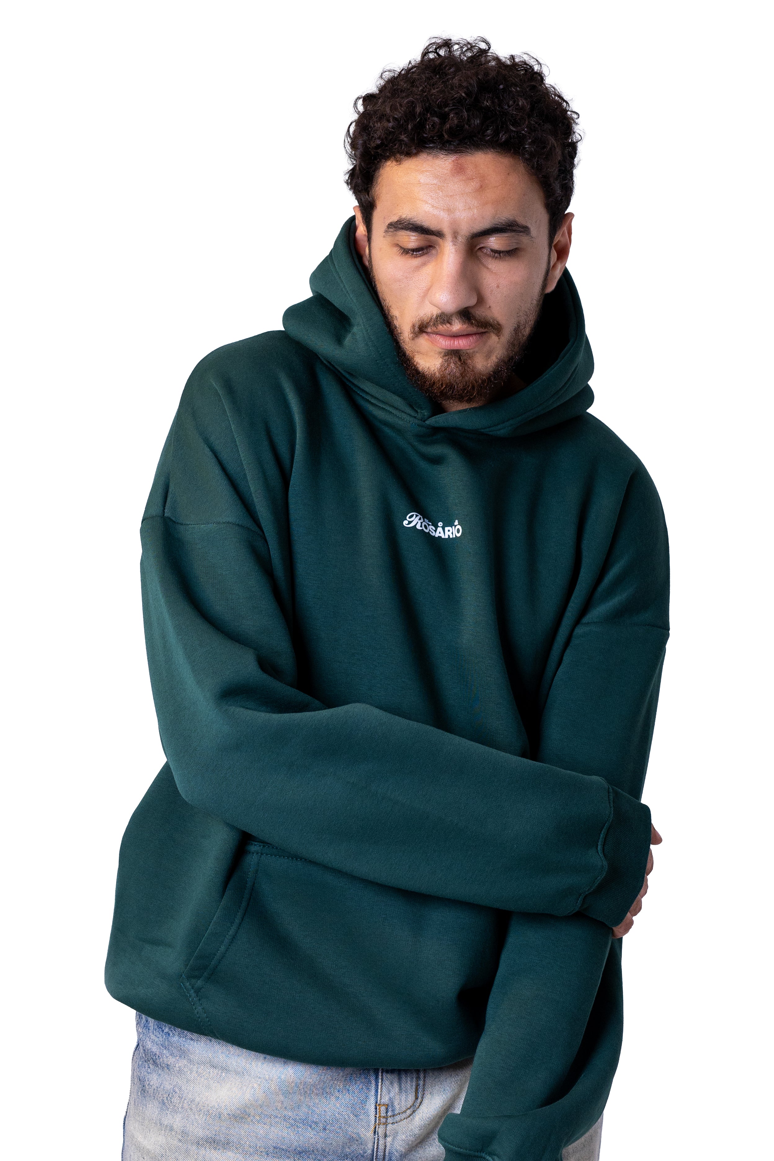 Rosario – Oversized Hoodie " Dark Green "