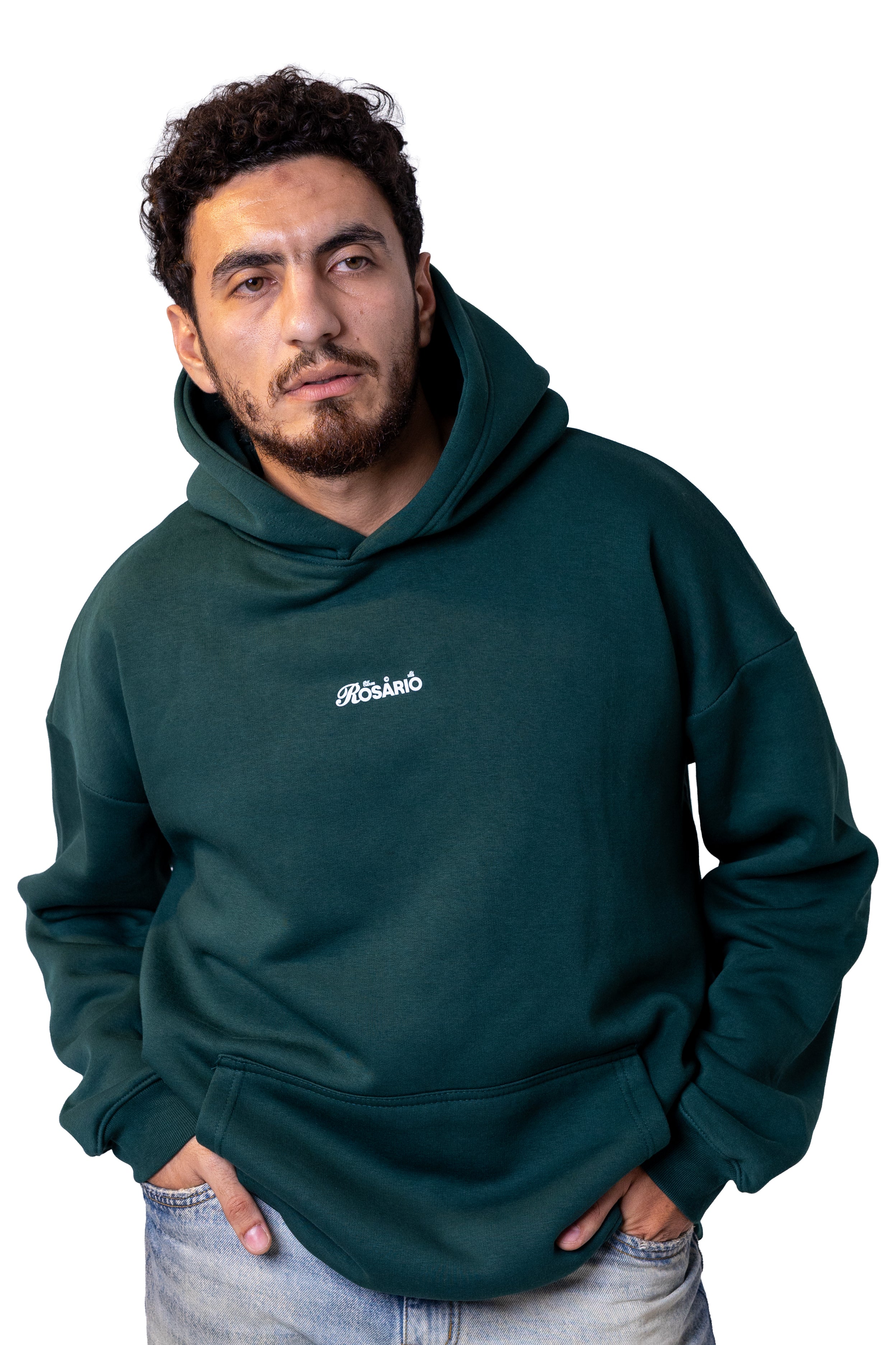 Rosario – Oversized Hoodie " Dark Green "