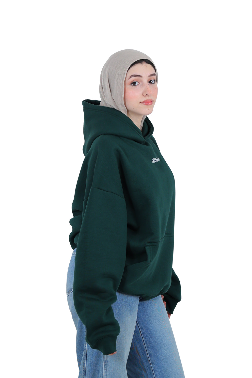 Rosario – Oversized Hoodie " Dark Green "